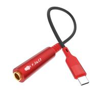 J&D USB Type C vers Adaptateur Audio d’Enregistrement 6,35 mm TS, Câble Guitare USB C vers 6,35 mm TS Femelle, Cordon Microphone pour Enregistrement Audio, Compatible avec Série iPhone 16/17, 0,3 m