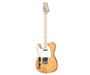 J & D YC-TL/L gaucher Naturel Tele-Shape - Guitare Électrique Gaucher