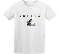 J Dilla Cartoon Images Fashion Pure Cotton Student Dance Beautiful T Shirt White XL