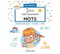 J’écris mes premiers mots - Maternelle Lettres majuscules, syllabes, mots - Collectif - Rue Des Ecoles - broché - Scolaire / Universitaire