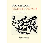 J ecris pour voir - Christian Dotremont - Buchet-Chastel - broché - Beau livre