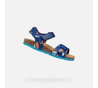 Geox J Ghita Boy B Sandales Bleu marine/bleu LT, 32 EU