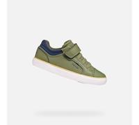 Geox J Gisli Boy A Basket, Vert Marine, 25 EU