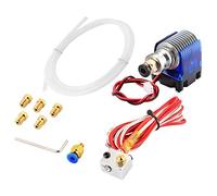 J-Head Hotend Full Kit with 5pcs Extruder Brass Print Head + 5pcs Stainless Steel Nozzle Throat for E 3D V6 Makerbot RepRap 3D Printer