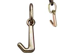 J Hook Sangle de remorquage - Crochet de 2 449,4 kg avec lien, corde de récupération robuste, crochet de remorquage junior pour camions, remorques, VUS, bateau | Pour bagages d'extérieur