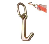 J Hooks Mini cintre de remorquage avec maillon Résistance à la rupture 2 | Crochets en J robustes pour remorque, campus, camion, bateau, camping-car