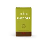 J. Hornig Café Décaféiné Moulu, Entcoff, 500g, Au Goût Doux, Pour Cafetières Filtres, à Piston et à Expresso
