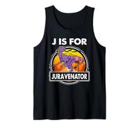J is for Juravenator Dinosaurs Alphabe for Dinosaur Lover Débardeur