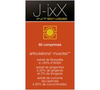 J-ixX INTENSE AKBA Curcuma Gingembre Vit D Muscles Et Articulations 60 Comprimés
