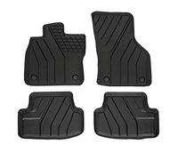J&J AUTOMOTIVE 3D Eco Tapis de Sol en Caoutchouc pour Volkswagen Golf 8 Depuis 2020, 4 Pcs, Bord Haut, sans Odeur, Noir, Antidérapant, Toutes Saisons