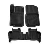 J&J AUTOMOTIVE | 3D Tapis De Sol en Caoutchouc Premium Compatible avec W166 ML 2011-2015 5pcs, Bord Haut, Noir, Antidérapant, Toutes Saisons