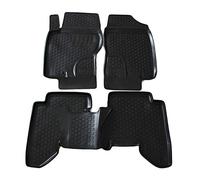 J&J AUTOMOTIVE 3D Tapis de Sol en Caoutchouc sur Mesure pour Nissan Pathfinder 2005-2012, Premium, Bord Haut, Noir, Antidérapant, Toutes Saisons