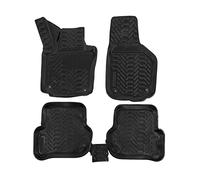 J&J AUTOMOTIVE 3D Tapis de Sol en Caoutchouc sur Mesure pour Skoda Yeti 2009-2017, Premium, Bord Haut, Noir, Antidérapant, Toutes Saisons