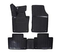 J&J AUTOMOTIVE 3D Tapis de Sol en Caoutchouc sur Mesure pour Volvo XC90 Depuis 2015,4pcs, Premium, Bord Haut, Noir, Antidérapant, Toutes Saisons