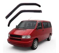 J&J AUTOMOTIVE GD Déflecteurs d'air et de Vent pour Volkswagen Caravelle/Multivan/Transporter T4 1990-2003, 2pcs, Teintés, Avant et Arrière, Aérodynamique