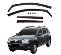 J&J AUTOMOTIVE | GP Deflecteurs d'air Déflecteurs de Fen?tre Latérale Compatible avec Duster 2010-2017, Ensemble 4 pcs, Aérodynamique