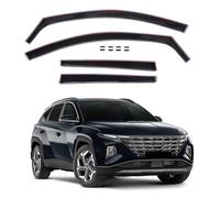 J&J AUTOMOTIVE | GP Deflecteurs d'air Déflecteurs de Fen?tre Latérale Compatible avec Tucson 4 Depuis 2020, Ensemble 4 pcs, Aérodynamique