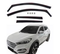 J&J AUTOMOTIVE | GP Deflecteurs d'air Déflecteurs de Fen?tre Latérale Compatible avec Tucson TL, TLE 2015-2020, Ensemble 4 pcs, Aérodynamique
