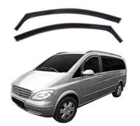 J&J AUTOMOTIVE | GP Deflecteurs d'air Déflecteurs de Fen?tre Latérale Compatible avec Vito/Viano W639 2003-2014, Ensemble 2 pcs, Aérodynamique