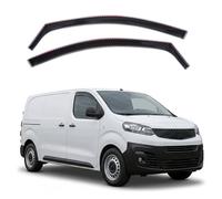 J&J AUTOMOTIVE | GP Deflecteurs d'air Déflecteurs de Fenêtre Latérale Compatible avec Jumpy Depuis 2016, Ensemble 2 pcs, Aérodynamique