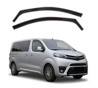 J&J AUTOMOTIVE | GP Deflecteurs d'air Déflecteurs de Fenêtre Latérale Compatible avec Proace Depuis 2016, Ensemble 2 pcs, Aérodynamique
