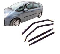 J&J AUTOMOTIVE | Heko Deflecteurs d'air Déflecteurs de Vent Compatible avec C4 Grand Picasso 2006-2013, Ensemble 4 pcs, Aérodynamique, Montage Facile