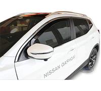 J&J AUTOMOTIVE | Heko Deflecteurs d'air Déflecteurs de Vent Compatible avec Qashqai J11 2014-2021, Ensemble 2 pi?Ces, Aérodynamique, Montage Facile