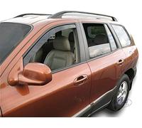 J&J AUTOMOTIVE | Heko Deflecteurs d'air Déflecteurs de Vent Compatible avec Santa Fe 2000-2006, Ensemble 2 pi?Ces, Aérodynamique, Montage Facile