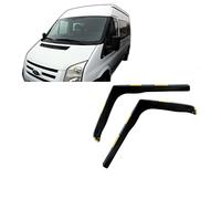 J&J AUTOMOTIVE | Heko Deflecteurs d'air Déflecteurs de Vent Compatible avec Transit 2006-2013, Ensemble 2 pi?Ces, Aérodynamique, Montage Facile