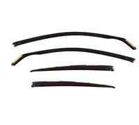 J&J AUTOMOTIVE Heko Déflecteurs d'air et de Vent pour Nissan Note 2 E12 5P. Berline 2013-2020, Lot de 4pcs, Teintés, Avant et Arrière, Aérodynamique