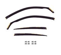 J&J AUTOMOTIVE Heko Déflecteurs d'air et de Vent pour Renault Laguna 2 4/5P. Berline 2001-2007, Lot de 4pcs, Teintés, Avant et Arrière, Aérodynamique