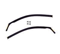 J&J AUTOMOTIVE Heko Déflecteurs d'air et de Vent pour Renault Laguna 2 4/5P. Berline, Lot de 2pcs, Teintés, Avant et Arrière, Aérodynamique