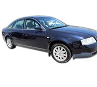 J&J AUTOMOTIVE HEKO Déflecteurs pour Audi A6 C5 4/5P. Berline 1997-2004 | 2 déflecteurs HEKO pour Audi A6 C5 4/5P. Berline, PMMA 3 mm, gris fumé, canal de vitre.