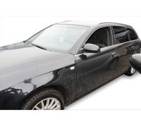 J&J AUTOMOTIVE HEKO Déflecteurs pour Audi A6 C6 4/5P. Berline 2004-2011 | 2 déflecteurs HEKO pour Audi A6 C6 4/5P. Berline, PMMA 3 mm, gris fumé, canal de vitre.
