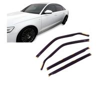 J&J AUTOMOTIVE HEKO Déflecteurs pour Audi A6 C7 4P. Berline 2011-2018 | 4 déflecteurs HEKO pour Audi A6 C7 4P. Berline, PMMA 3 mm, gris fumé, canal de vitre.