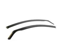 J&J AUTOMOTIVE HEKO Déflecteurs pour Ford Fiesta 5P. Berline 2008-2017 | 2 déflecteurs HEKO pour Ford Fiesta 5P. Berline, PMMA 3 mm, gris fumé, canal de vitre.