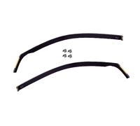 J&J AUTOMOTIVE HEKO Déflecteurs pour Honda CRV, CR-V 2007-2012, 2 pièces | 2 déflecteurs HEKO pour Honda CRV, CR-V, PMMA 3 mm, gris fumé, canal de vitre.
