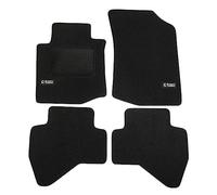 J&J AUTOMOTIVE | Logo Tapis De Sol Noir Velours sur Mesure pour C1 2005-2013 4 pcs, Base Antidérapante, Tapis conducteur renforcé