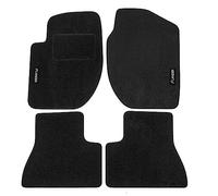 J&J AUTOMOTIVE | Logo Tapis De Sol Noir Velours sur Mesure pour Freelander 1998-2006 4 pcs, Base Antidérapante, Tapis conducteur renforcé