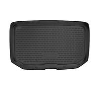 J&J AUTOMOTIVE | Tapis De Coffre Caoutchouc Premium Compatible avec Fiesta 7 Depuis 2017 (avec Organisateur), Bord Haut, Antidérapant, Inodore