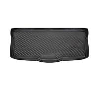 J&J AUTOMOTIVE Tapis de Coffre en Caoutchouc Premium Citroen C1 2005-2014, Ajustement Spécifique, Bord Haut, Noir, Antidérapant, Inodore