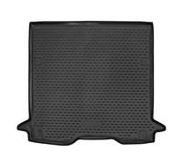 J&J AUTOMOTIVE Tapis de Coffre en Caoutchouc Premium Dacia Dokker 2012-2021, Ajustement Spécifique, Bord Haut, Noir, Antidérapant, Inodore