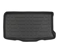J&J AUTOMOTIVE | Tapis De Coffre sur Mesure pour 500 2007-2015 Noir Antidérapant Bord Haut Toutes Saisons Adapté Animaux de Compagnie