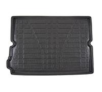 J&J AUTOMOTIVE | Tapis De Coffre sur Mesure pour 5008 Depuis 2017, Noir, Antidérapant, Bord Haut, Toutes Saisons, Adapté Animaux de Compagnie