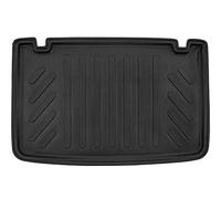 J&J AUTOMOTIVE | Tapis De Coffre sur Mesure pour Clio 4 2014-2019 Noir Antidérapant Bord Haut Toutes Saisons Adapté Animaux de Compagnie