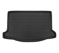 J&J AUTOMOTIVE | Tapis De Coffre sur Mesure pour Jazz 2015-2020, Noir, Antidérapant, Bord Haut, Toutes Saisons, Adapté Animaux de Compagnie