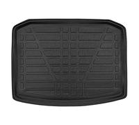 J&J AUTOMOTIVE | Tapis De Coffre sur Mesure pour Karoq 2WD Depuis 2018, (avec Jeu d'outils pour Plancher inférieur, Non Compatible avec la Version 4x4). Noir Antidérapant Bord Haut Toutes Saisons