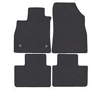 J&J AUTOMOTIVE Tapis de Sol de qualité supérieure Anthracite pour Renault Talisman Depuis 2016 4pcs, Ajustement Précis, Base Antidérapante, Zone des Pédales Renforcée