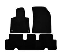 J&J AUTOMOTIVE | Tapis de Sol de qualité supérieure Noir pour C4 Picasso/SpaceTourer Depuis 2014 4 pcs, Ajustement Précis, Base Antidérapante