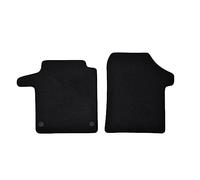 J&J AUTOMOTIVE Tapis de Sol de qualité supérieure Noir pour Mercedes Vito org. 447 Depuis 2014 4pcs, Ajustement Précis, Base Antidérapante, Zone des Pédales Renforcée